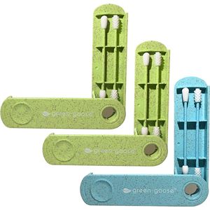 Duurzame Herbruikbare Wattenstaafjes-Duurzaamheid-Duurzaam Cadeau-Milieuvriendelijk -6 STUKS-