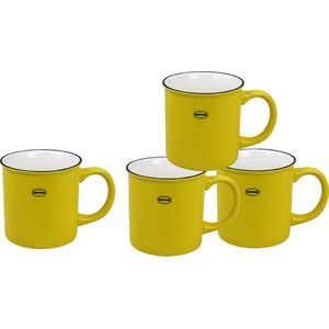 CABANAZ - mok, keramiek, TEA/COFFEE MUG, 250 ml, geel, set/4