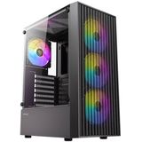 Antec - AX27 Elite RGB - PC-behuizing - Zwart - ATX - ITX - mATX