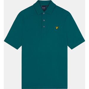 Plain Polo T-Shirt- Groen - S
