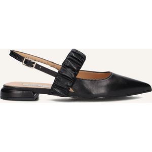 Notre-V - Slingbacks - Dames - Zwart - Leren - Gesp