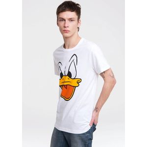 Donald Duck - Faces - Easyfit - almost white - Original licensed product