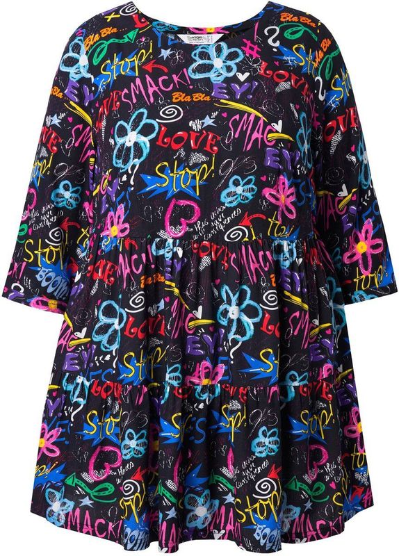 Angel of Style Angel of Style - Dames - Tuniek A-lijn - Zwart - Maat 42