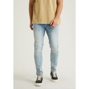 Chasin' Jeans Slim-fit jeans Carter Bleach Lichtblauw Maat W36L32