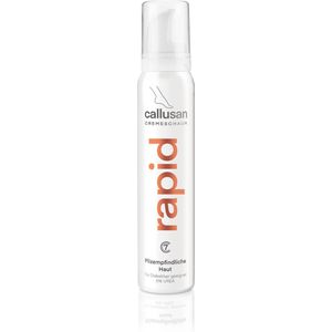 Callusan Rapid Cremeschuim 125ml - schimmelgevoelige huid - 5% ureum - vrij van geur- en kleurstoffen - geschikt voor diabetici