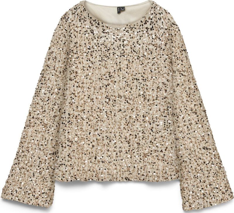 Vmbella - Top - Korte Mouwen - Regular Fit - Boothals - Feesttop