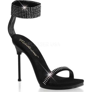 Fabulicious - CHIC-40 Sandaal met enkelband - US 7 - 37 Shoes - Zwart