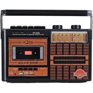 Equivera - Cassette Speler - Cassettespeler - 5-in-1 - Compact en Draagbaar