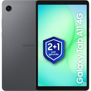 Samsung Galaxy Tab A11 - 4G - 64GB - Gray + 1 jaar extra garantie