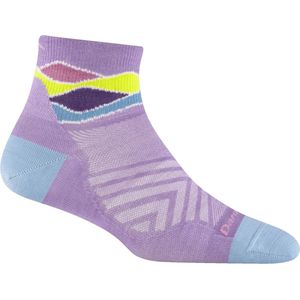 Run 1/4 Ultra-Lightweight - Lavender- Hardloopsokken van merinowol