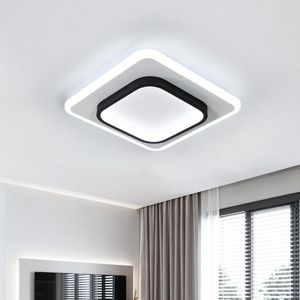 Goeco Plafondlamp - 30cm - medium - 30W - Moderne - LED - vierkante - koel wit