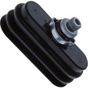 45x15mm Ovale Bellen Silicoon Duidelijke Vacuüm Zuignap G 1/4 Inch Vrouwelijke Slag 8.5mm Oor Klem - SCL-OB-45-8P5-SI-F-014