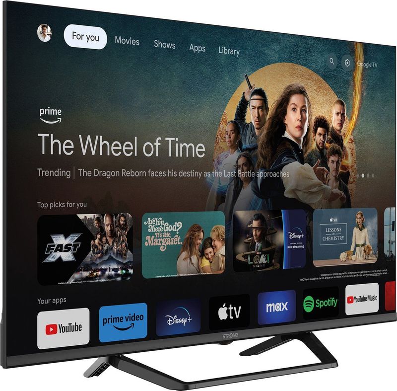 STRONG - SRT40FG6733C - LED-TV - 40 inch - Full HD - Slimme Google TV - Wifi - Chromecast - Google Assistant