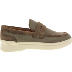 Heren Instappers & Mocassins Liu Jo Duke 07 Mocassino Canvas Nut Groen - Maat 46