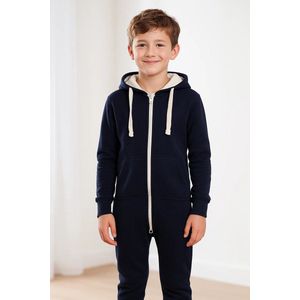 Navy Onesie kinderen - Onesie Jongens - Onesie Meisjes - Maat 140