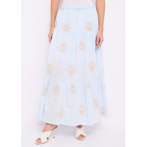 Long Skirt 411FD75001 Light Blue