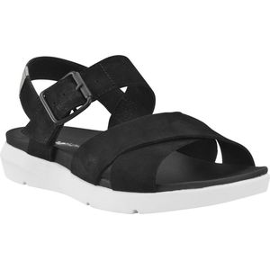 Timberland Wilesport Leather Dames Sandalen - Jet Black Maat - 41