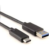 Scanpart USB C kabel 1 meter - Datakabel 10 Gbps - USB A naar USB C - Oplaadsnoer geschikt voor Samsung smartphone - USB 3.1 - Universeel