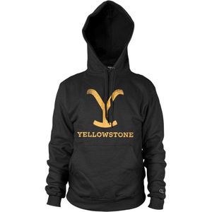 Yellowstone Hoodie/trui -S- Yellowstone Zwart