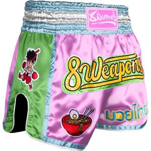 8 Weapons Muay Thai Short Yummie Pink - XXL