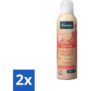 2 x Kneipp - Douche schuim - Body & Mind Balance - Iris & Vetiver - 200 ml - Douche Foam - Ontspanning - Balans - Iris - Vetiver