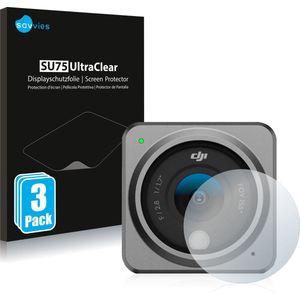 Savvies Screenprotector DJI Action 2 Lens - Transparant Folie 6 Stuks