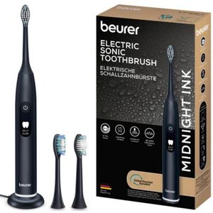 Beurer SC 50 - Sonische Elektrische Tandenborstel - Midnight Ink - 5 Poetsstanden - Druksensor & Timer - 22 Dagen Accuduur - 2 Opzetborstels - USB Laadplaat