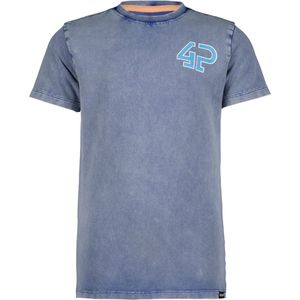 4PRESIDENT T-shirt jongens - Clematis Blue - Maat 86