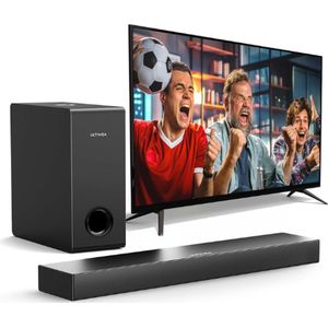 ULTIMEA® Soundbar - Soundbars Voor TV Bluetooth - Soundbar Met Ingebouwde Subwoofer - Soundbars Voor TV - Soundbar Met Subwoofer - Surround Set Draadloos - Soundbars - Soundbar Dolby Atmos - Surround Set Home Cinema
