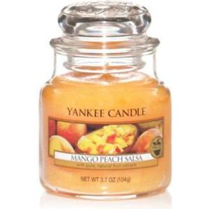 Yankee Candle Geurkaars Small Mango Peach Salsa - 9 cm / ø 6 cm