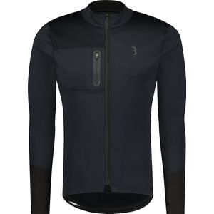 BBB Cycling ColdGuard Fietsjack - Winterjas - Winddicht en Waterafstotend - Racefiets Kleding - Zwart - Maat XXXL - BBW-456