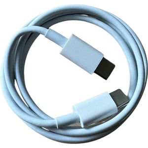 Cabletech - USB C Kabel - USB C naar USBC - 1M - Wit