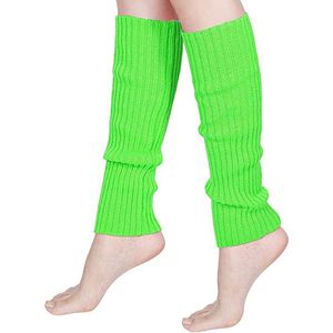 Beenwarmers - Dames - Overknee - Ballet - Wol - Kniekousen - Leg Warmers - Warm - Groen