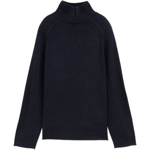 TOM TAILOR - Trui - Navy - Knitwear - Lange Mouw - Losse Pasvorm