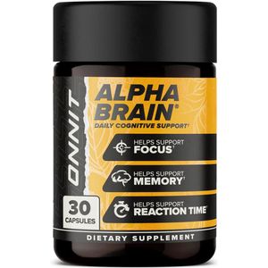 Onnit - Alpha Brain - Memory & Focus - 30 capsules