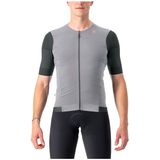 Castelli Premio - Korte Mouw Wielertrui - Grijs - Gerecycled Polyester
