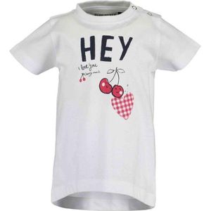 Blue Seven Shirt 'Cherry Lady' Wit Maat 68