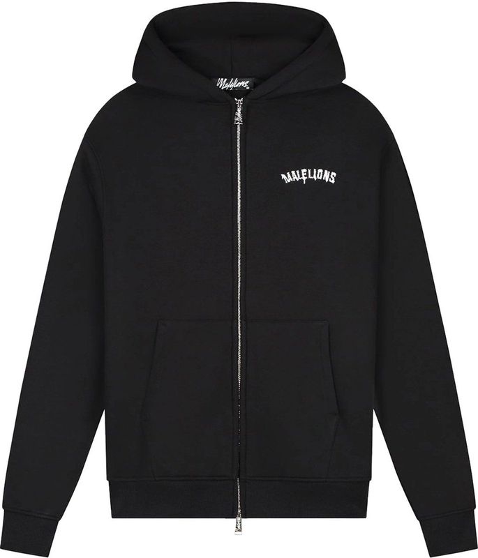 Malelions - Graffiti Zip Hoodie - Zwart - Hoodie