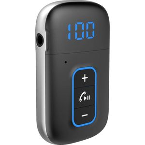 Bluetooth Ontvanger - Dual Link - 3.5mm Audio AUX - Led Indicator - Draadloze audio-adapter