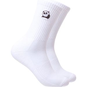 Panda sokken - Mybuckethat sokken - Hoge witte sokken - Maat 41/46