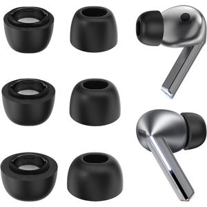 Allecto Plus - Oordopjes voor Galaxy Buds3 Pro - Geluidsreductie - Oplaadhoes - Zwart - S/M/L