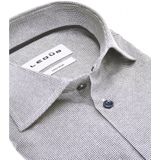 Ledub modern fit overhemd, mouwlengte 72 cm, popeline, donkerblauw dessin