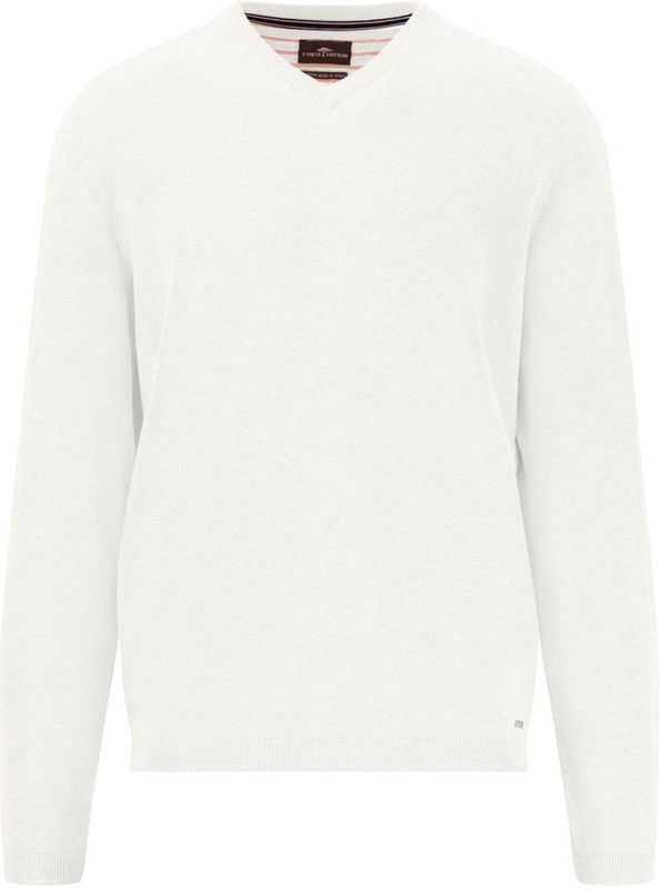 Fynch-Hatton - Trui - Beige - 1502 315 - Casual Fit - 100% Katoen