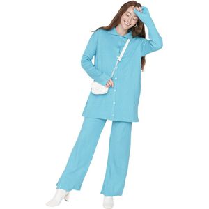 Trendyol Antraciet Gedetailleerd Vest-Broek Met Split Gebreid Pak Tctaw23Us00028