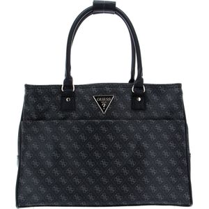 GUESS Reistas met laptopvak Jesco Shopper Tote Coal Zwart