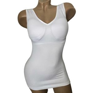 Corrigerende Hemd - Wit - Naadloos - Polyamide - 3036