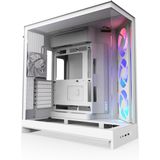 NZXT - H9 Flow RGB - Midi Tower Behuizing - Zwart - Glas