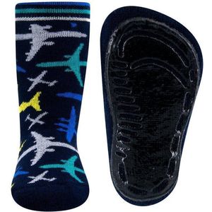 Antislipsok Donkerblauw met Vliegtuigen-21/22