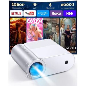 DailySupplies® Mini Beamer - Projector met Wifi - Bluetooth
