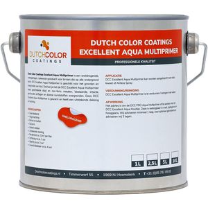 DCC Excellent Aqua Multiprimer - 2.5L - RAL 9001 | Crèmewit